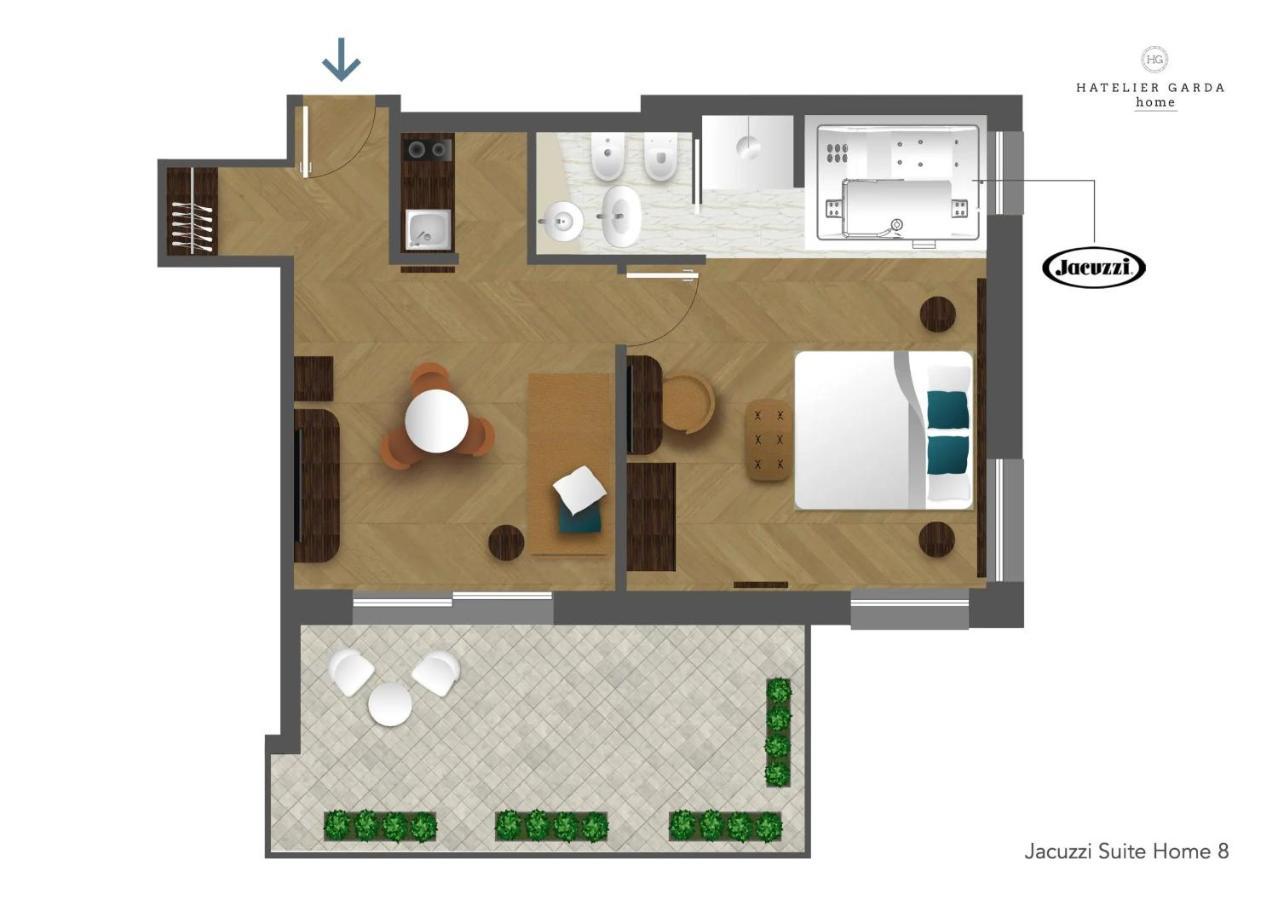 Jacuzzi Suite Home By Enjoy Garda Hotel Peschiera del Garda Dış mekan fotoğraf